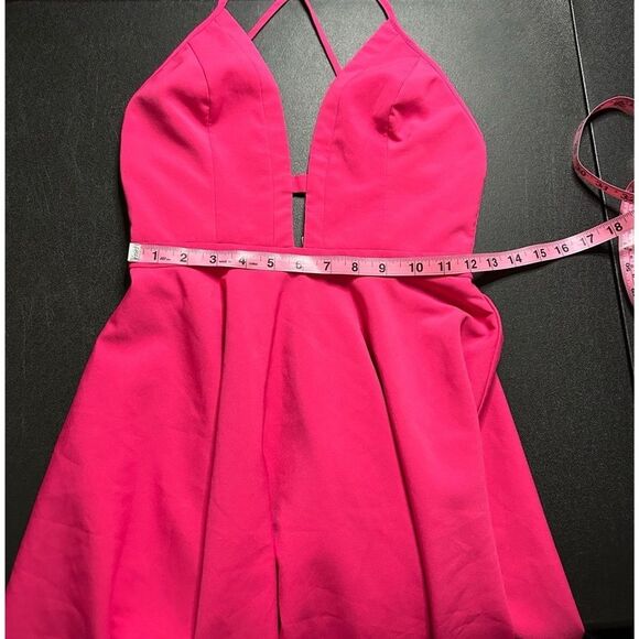 NBD X The Naven Twins Everytime Skater Dress in Berry - Picture 5 of 14